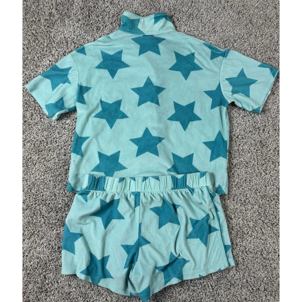 Art Class Girls Sleepwear - Lot Of 2 Sets - Short Sleeve Button Top Shorts 10/12